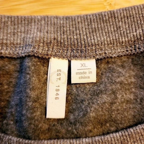 Cato Merry Christmas Sweatshirt Grey Women's XL Buffalo Plaid Trailer Holiday - Picture 9 of 11